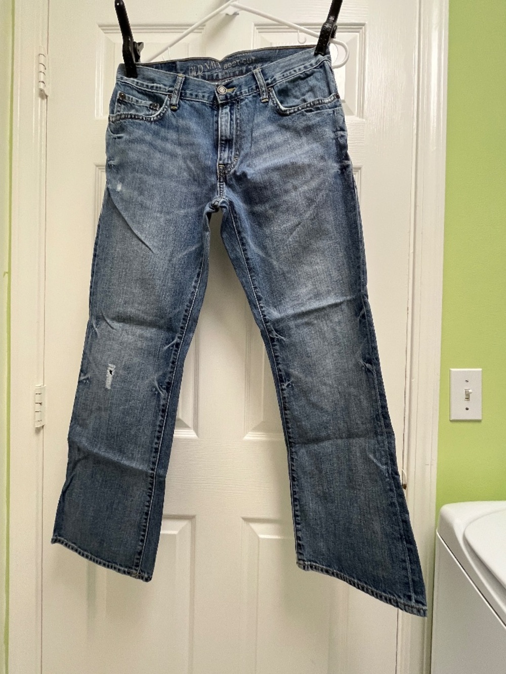 Unisex Old Navy Distressed Bootcut 30W x 30L - Picture 2 of 16